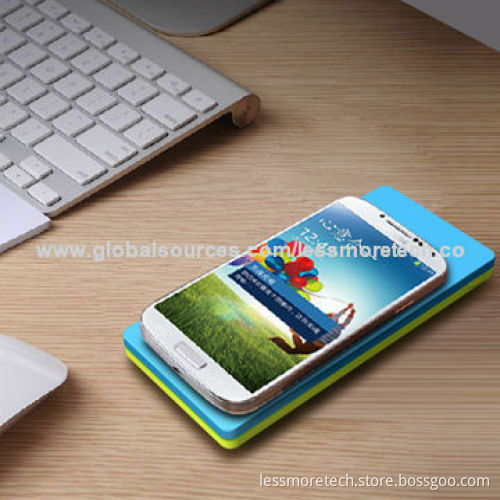 Wireless Power Bank, Wireless Charging, Contrasting Color, 6,000mAh Capacity